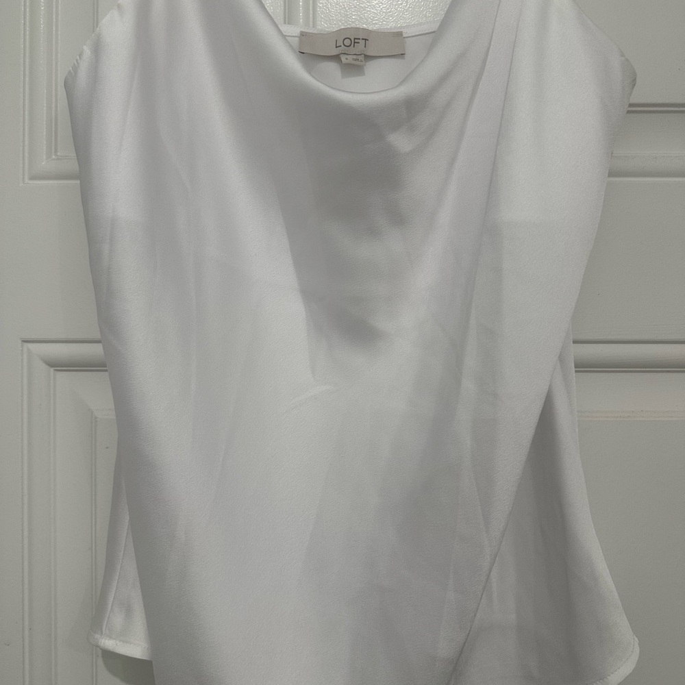 LOFT Women's Elegant White Blouse